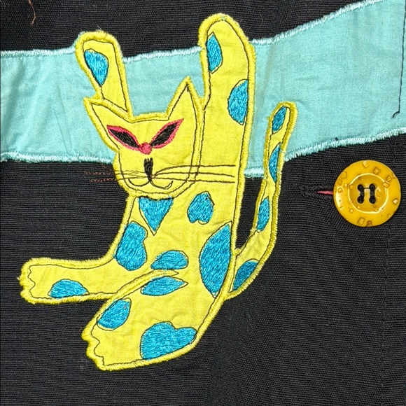 Colorful Crazy Cat Pattern‎ Jacket - Picture 3 of 8